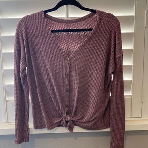 American eagle brand. Pretty mauvy/ purple color